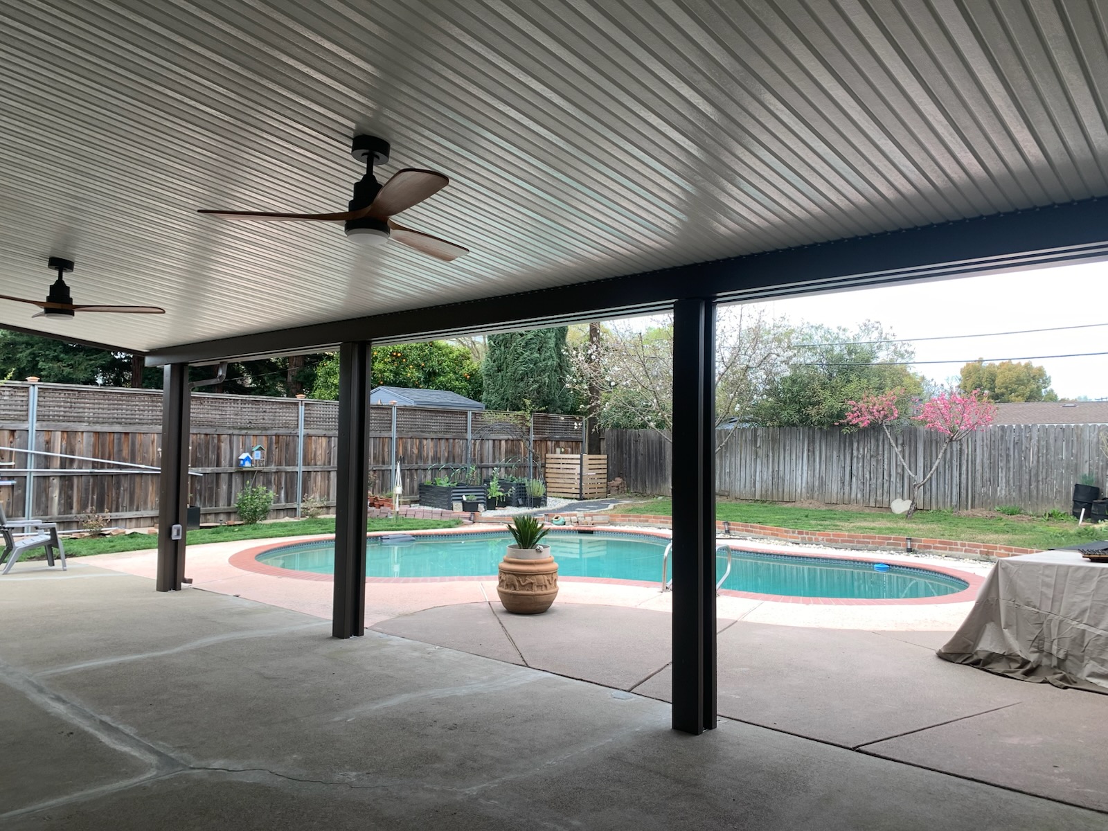 Solid Roof Patio Cover - Aluminum Solid Patio Covers